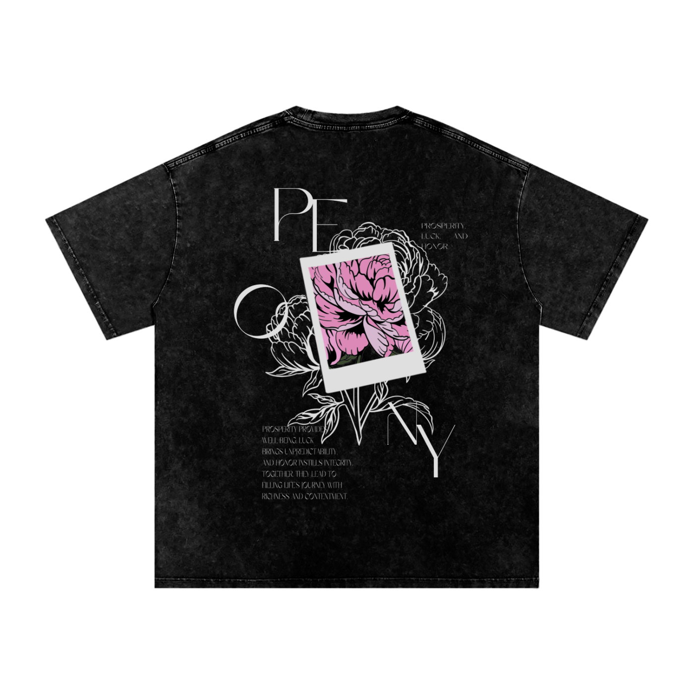 November Birth Flower Oversized T-Shirt