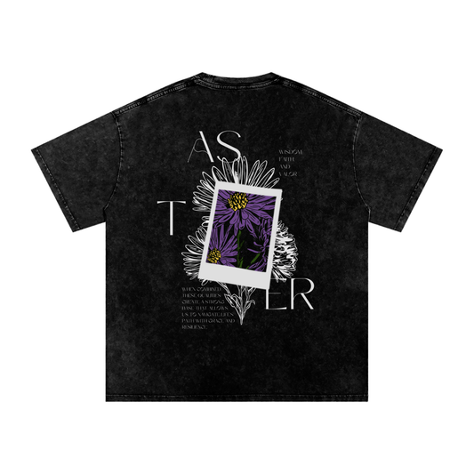 September Birth Flower Oversized T-Shirt