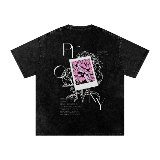 November Birth Flower Oversized T-Shirt