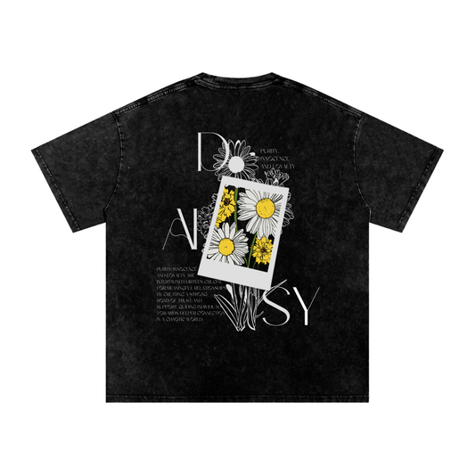 April Birth Flower Oversized T-Shirt