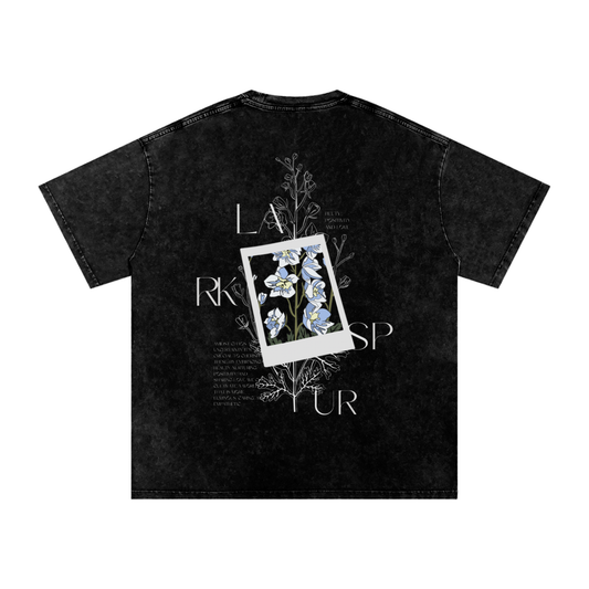 July Birth Flower Oversized T-Shirt